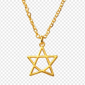 שרשרת כוכב זהב